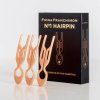 FIONA FRANCHIMON Sada tří vlasových spon - NO.1 Hairpin Peach
