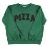 SISTERS DEPARTMENT Dámská mikina -  Faded green "pizza"