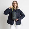 VIVI MARI Oboustranná bunda Ultra Light Puffer  navy/leo navy-olive