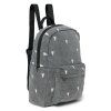 STUDIO NOOS Midi batoh - Denim Grey Hearts