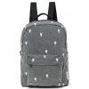 STUDIO NOOS Midi batoh - Denim Grey Hearts