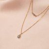 VICTOIRE COLLECTION Náhrdelník Labradonite gray pearl