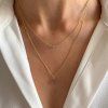 VICTOIRE COLLECTION Náhrdelník Labradonite gray pearl