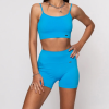 BELIEVE ATHLETICS krátké šortky Bliss Push-Up / Malibu Blue