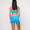 BELIEVE ATHLETICS krátké šortky Bliss Push-Up / Malibu Blue