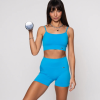 BELIEVE ATHLETICS krátké šortky Bliss Push-Up / Malibu Blue