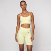BELIEVE ATHLETICS Sportovní podprsenka Joy - Butter Yellow