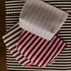 THE STICKY SIS CLUB Toaletní taška Knitted stripes - marzipan + sky