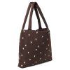 STUDIO NOOS Taška mom bag - Puffy Brown Hearts