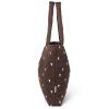 STUDIO NOOS Taška mom bag - Puffy Brown Hearts