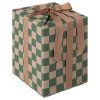 MAILEG Dárkový papír - Checker Green - 10 m
