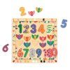 DJECO Vkládací puzzle Počítání