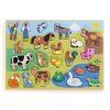 DJECO Vkládací puzzle Farma