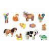 DJECO Vkládací puzzle Farma
