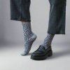 KLUE Třpytivé ponožky Leopardgrey 36-40