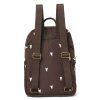 STUDIO NOOS Midi batoh Puffy - Brown Hearts