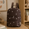 STUDIO NOOS Midi batoh Puffy - Brown Hearts