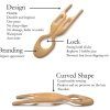 FIONA FRANCHIMON Sada tří vlasových spon - NO.1 Hairpin - Smooth caramel