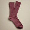 KLUE Hedvábno-vlněné ponožky Dust Star Burgundy 41-46