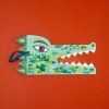 LONDJI Maska se samolepkami Be wild! Crocodile