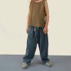 GRAY LABEL Kalhoty GOTS - Blue Grey