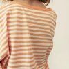 GRAY LABEL Triko Dropped Shoulder GOTS - Melon - Cream