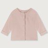 GRAY LABEL Kardigan pro miminka GOTS - Faded Pink