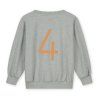 GRAY LABEL Narozeninová mikina GOTS - Grey Melange - Melon