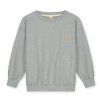 GRAY LABEL Narozeninová mikina GOTS - Grey Melange - Melon