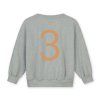 GRAY LABEL Narozeninová mikina GOTS - Grey Melange - Melon