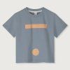 GRAY LABEL Triko Oversize GOTS - Stone Grey - Melon