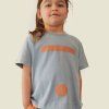GRAY LABEL Triko Oversize GOTS - Stone Grey - Melon