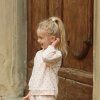 KONGES SLOJD Tričko POLO SPOTTY - ROSEWATER DOT