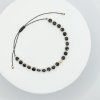 ANISE Bracelet Stones gold - Tourmaline black