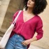 NATHAEL PARIS Kardigan oboustranný - Ruby