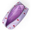 STUDIO NOOS Pouzdro Puffy - Purple Hearts