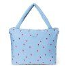 STUDIO NOOS Přebalovací taška Diaper Puffy - Light Blue Hearts