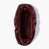FREYA ESTEPHAN Kožená kabelka medium - Deep Burgundy