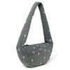 STUDIO NOOS Taška Cross body Mini  - Denim Grey Hearts