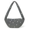 STUDIO NOOS Taška Cross body Mini  - Denim Grey Hearts