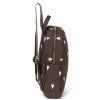 STUDIO NOOS Mini batoh Puffy - Brown Hearts