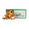 MOULIN ROTY Dětské bačkůrky Leopard Taïgo