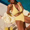 UNDERSTATEMENT Plavky (top) Halter Buttery Soft