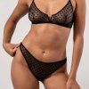 UNDERSTATEMENT Kalhotky Mesh Black Dots