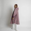 VIVI MARI Kabát do deště solid ash plum