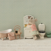 MAILEG Set se zubním kartáčkem pro myšky - Coral stripe S26