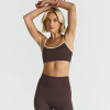 SISTERLY TRIBE Sportovní podprsenka Softsculpt - Espresso