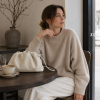 FREYA ESTEPHAN Kožená kabelka small - Off-white