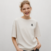 THE NEW SOCIETYTNS TNS Logo Woman T-Shirt Whisper White Melange (S)
