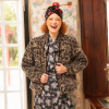 SISTERS DEPARTMENT Jacket | Ecru w/ animal print